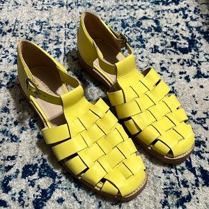 Everlane Fisherman Sandals Yellow - Size 10